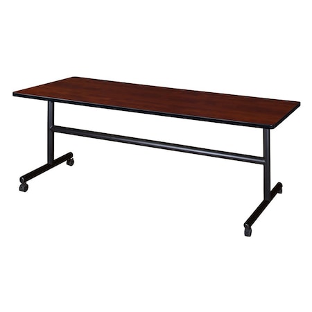 Kobe Rectangle FlipTop Table, 72" W, 29" H, Laminate Top, Cherry MKFT7230CH